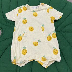 Zara 3-6M Pineapple Romper